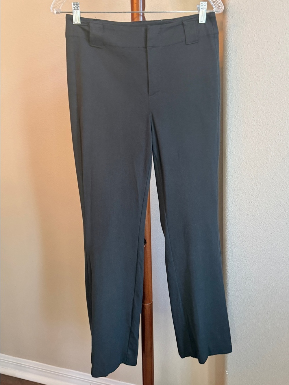 Nic + Zoe Black Straight Leg Pants Size 4